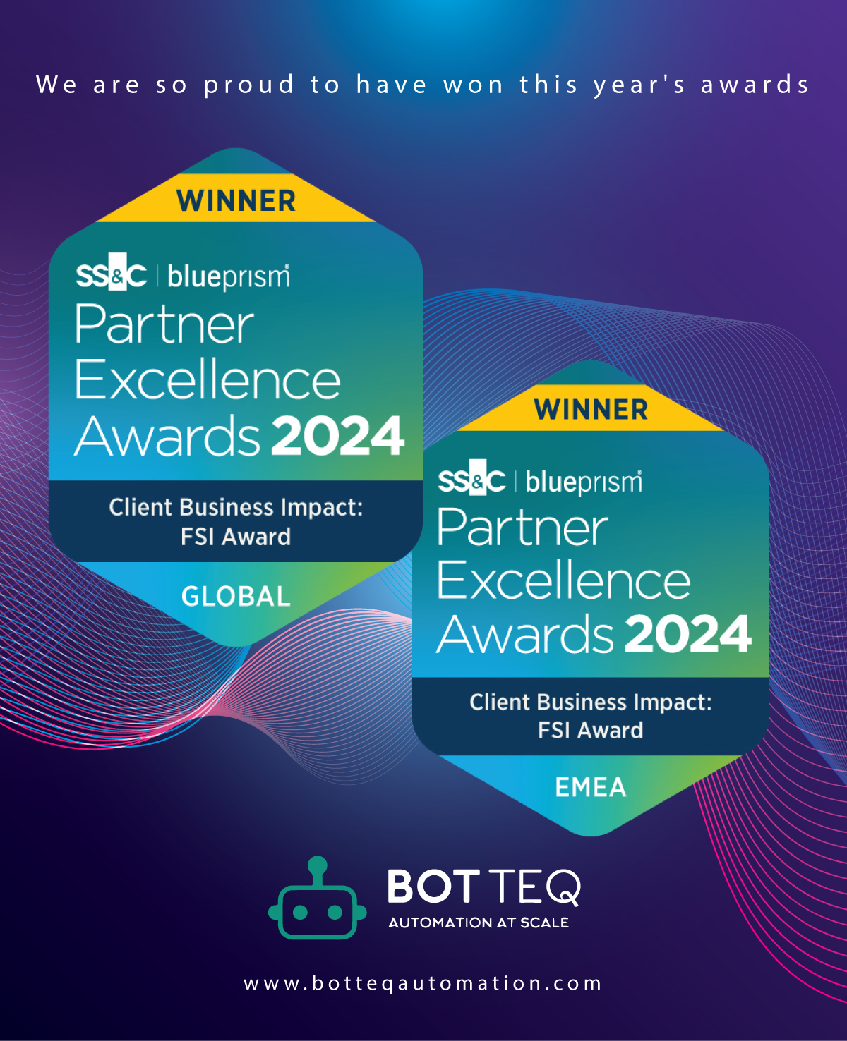 Winner Excellence Awards 2024 BOTTEQ Automation